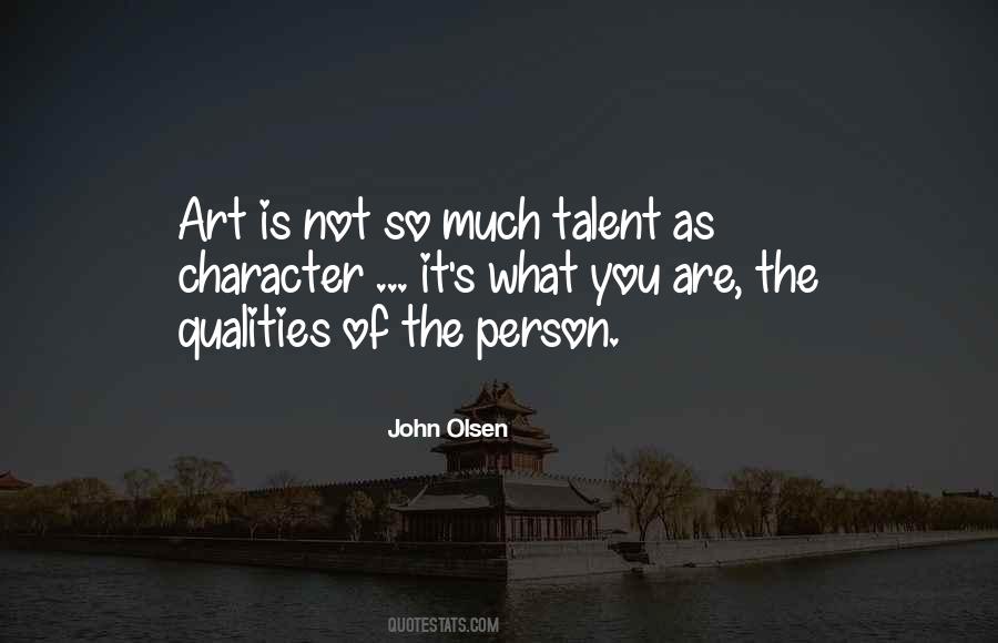 Quotes About Character Qualities #82659