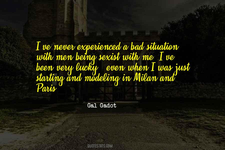 Very Bad Situation Quotes #1276001