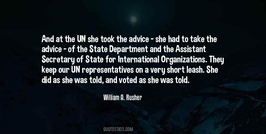 Quotes About Secretary Of State #1389413