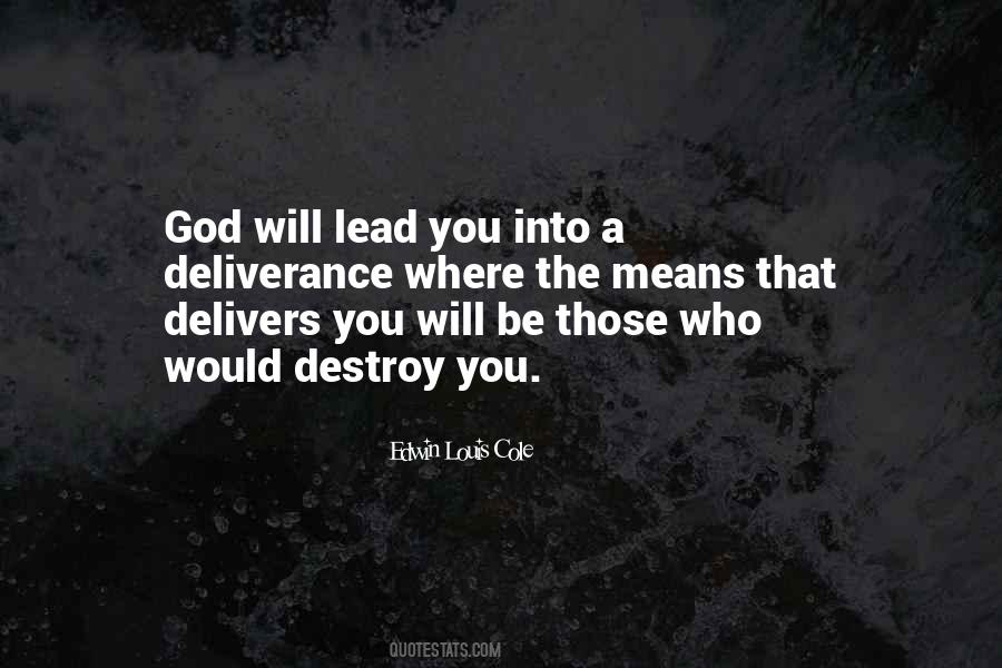 Quotes About God's Deliverance #1155065