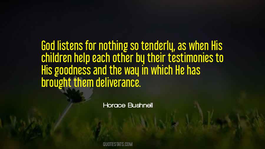 Quotes About God's Deliverance #124414