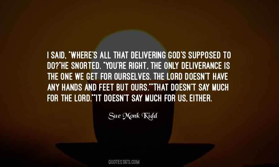 Quotes About God's Deliverance #1347325