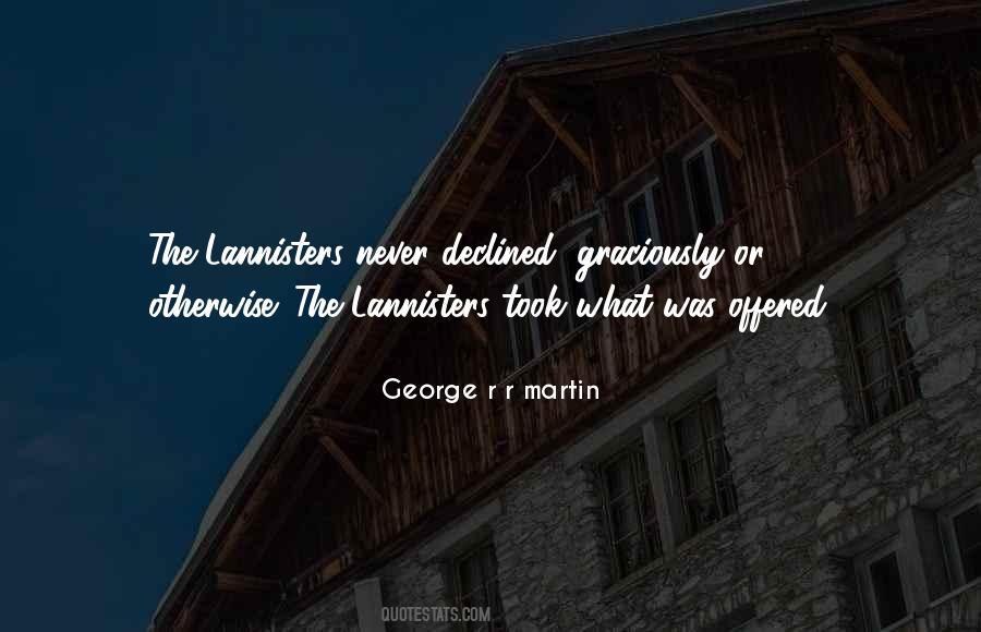 Quotes About Lannisters #1104601