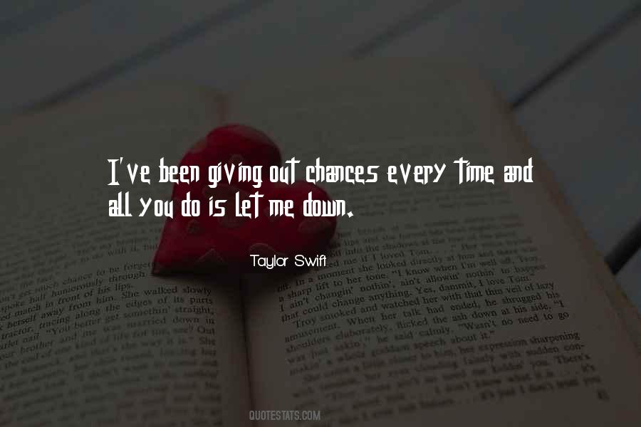 Quotes About Been Let Down #243489