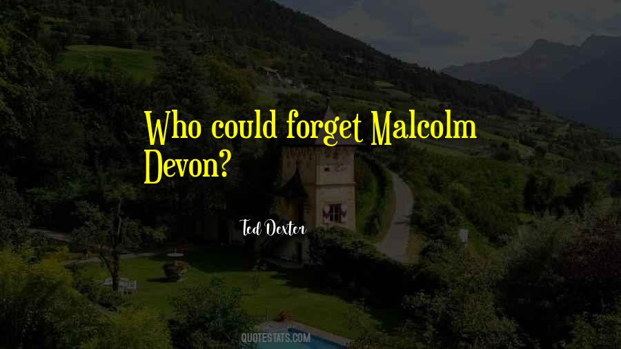 Quotes About Devon #121566