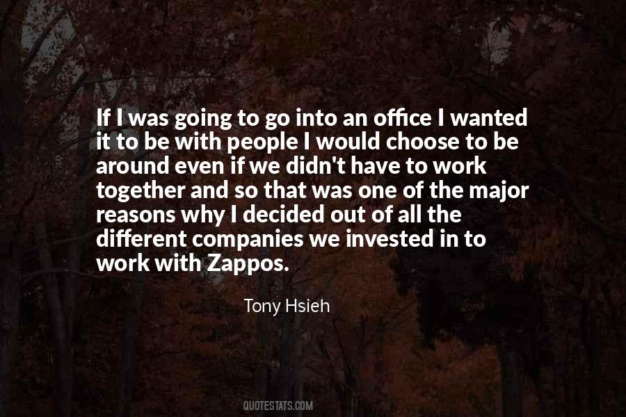 Quotes About Zappos #1702751