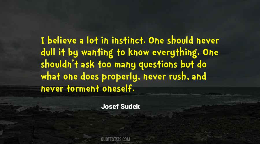 Quotes About Too Many Questions #1118955