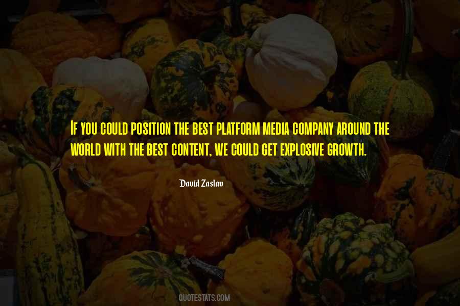 Quotes About Growth Of A Company #1205400