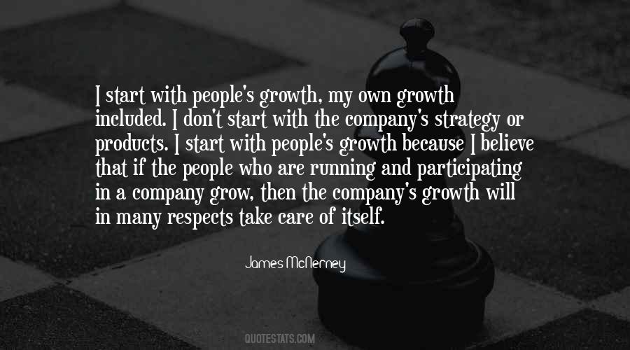 Quotes About Growth Of A Company #1829727