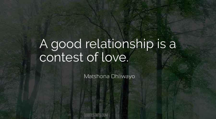 Quotes About Good Relationship #1305128