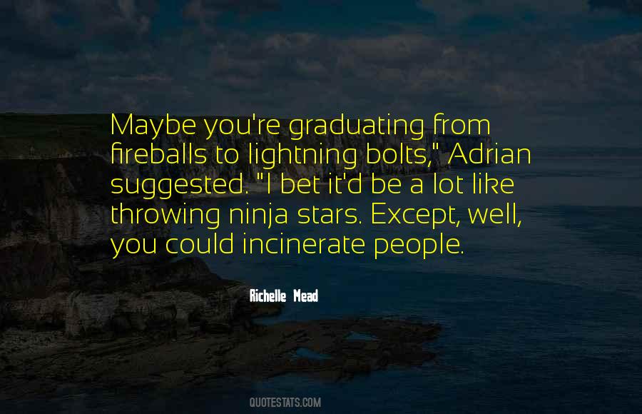 Quotes About Lightning Bolts #7659