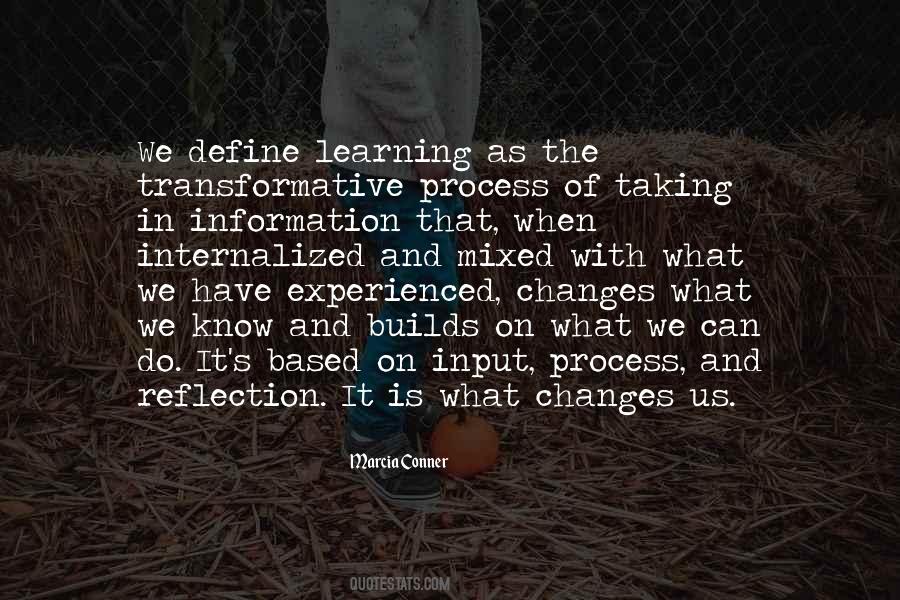 Quotes About Transformative Learning #8985