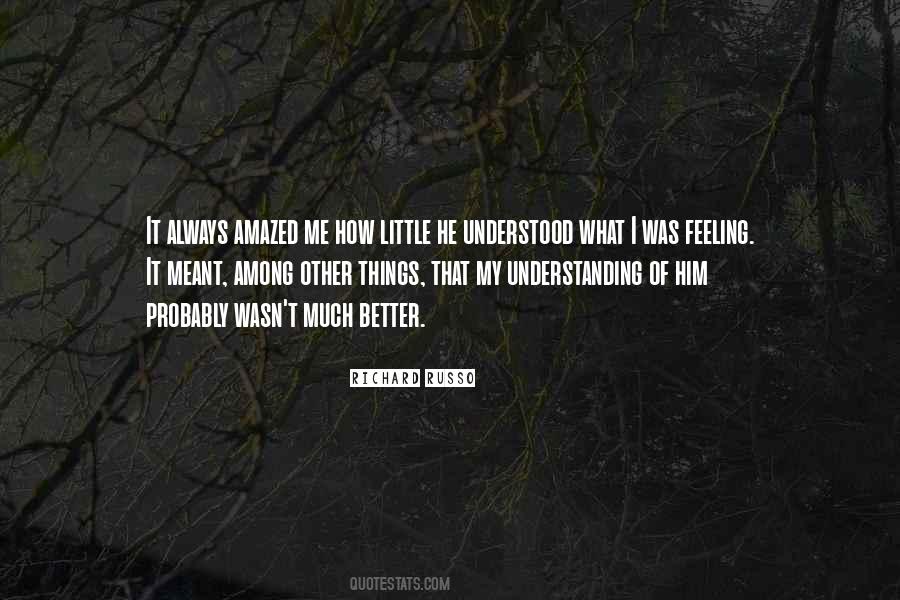 Quotes About Not Feeling Understood #806944