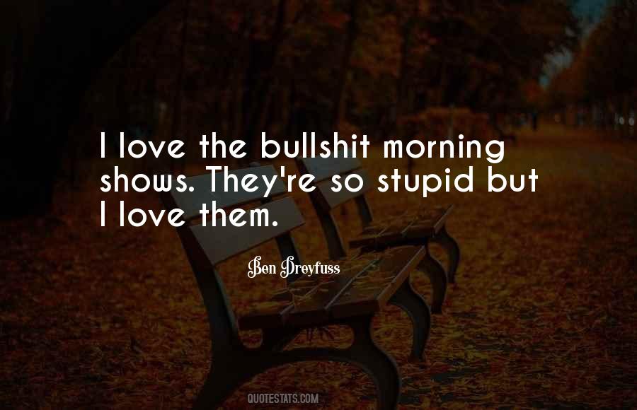 Quotes About Morning Love #18012