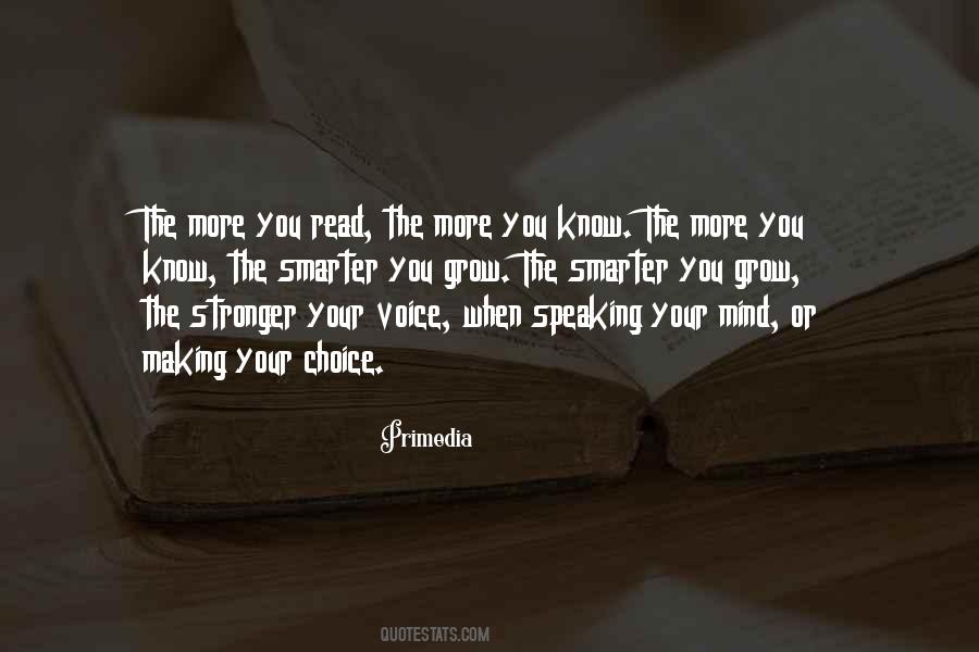 More You Read The More Quotes #1570789