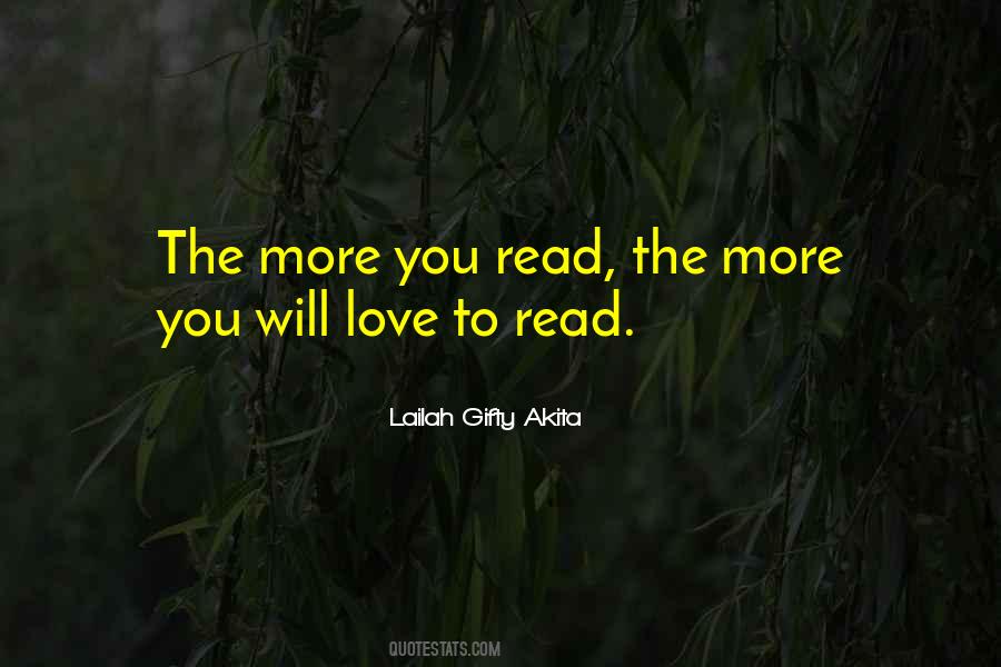 More You Read The More Quotes #831702