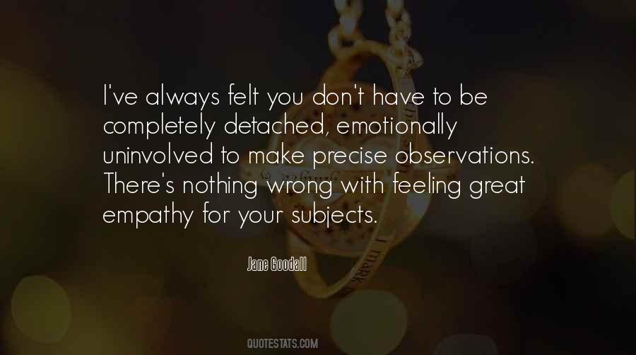 Quotes About Feeling Nothing #117136