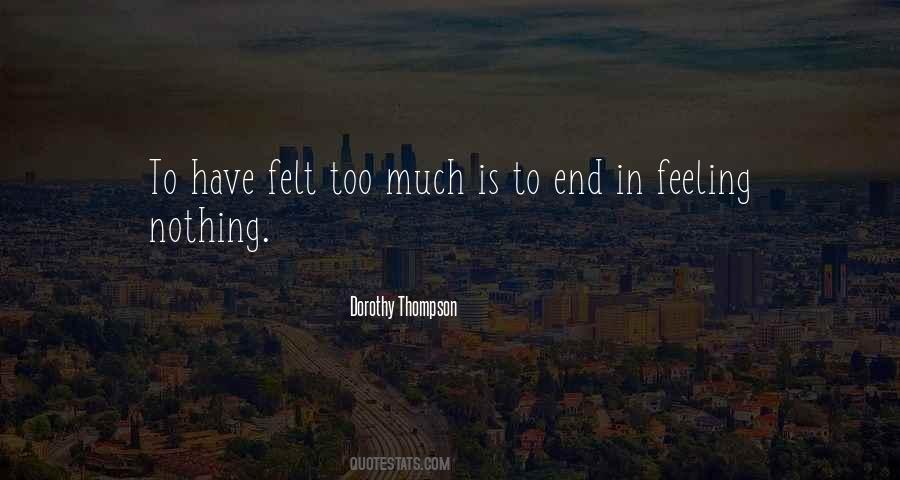 Quotes About Feeling Nothing #1487652