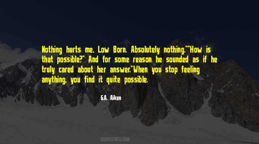 Quotes About Feeling Nothing #159737