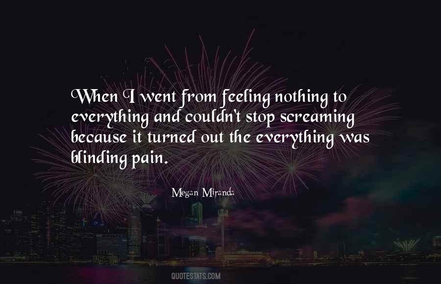 Quotes About Feeling Nothing #740216