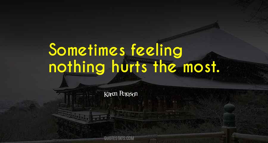 Quotes About Feeling Nothing #817783