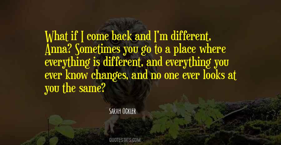 Quotes About Same And Different #107858