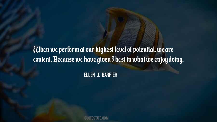 Quotes About Performance At Work #1218810