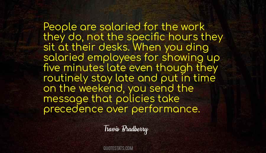 Quotes About Performance At Work #1278323