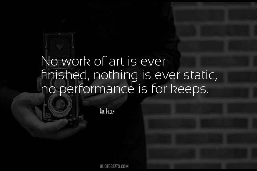 Quotes About Performance At Work #343018