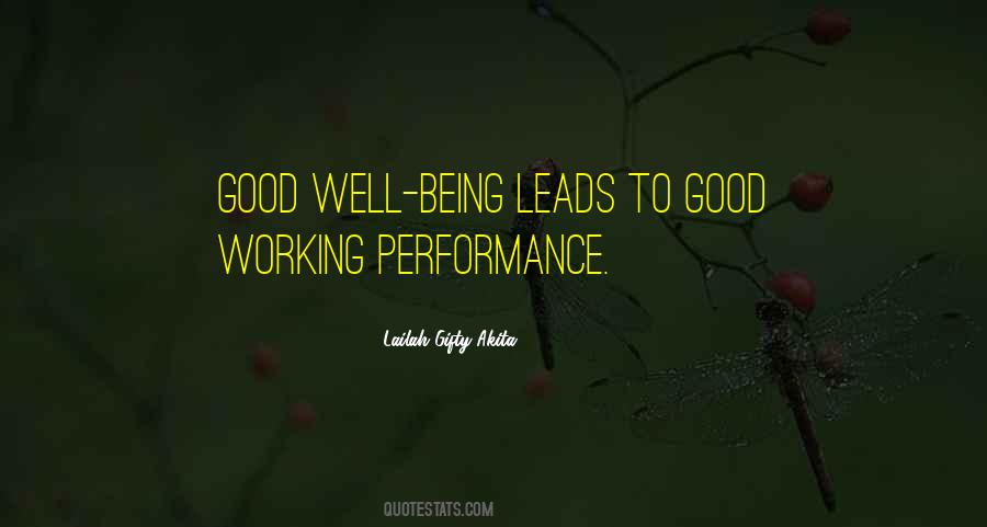 Quotes About Performance At Work #46651