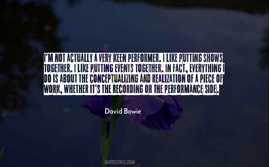 Quotes About Performance At Work #76620