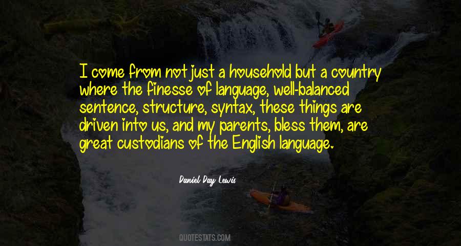Quotes About Sentence Structure #627212