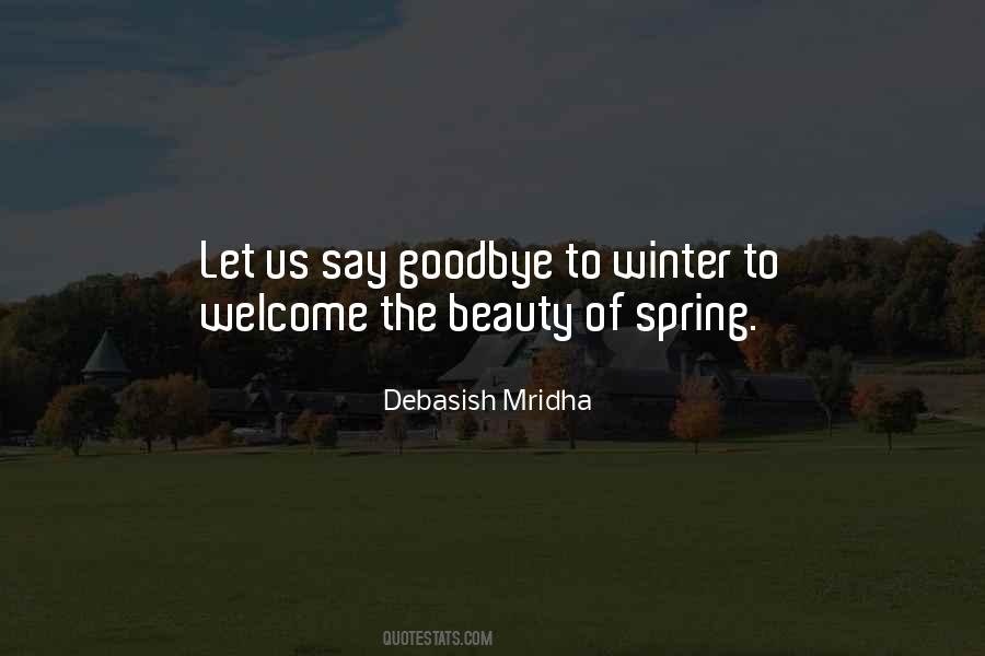 Quotes About Welcome Winter #155779