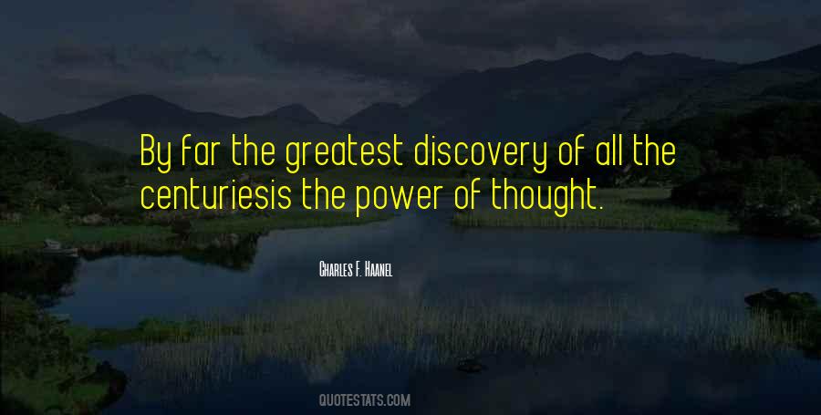 The Power Of Thought Quotes #1154178