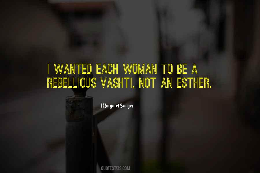 Quotes About Vashti #978363