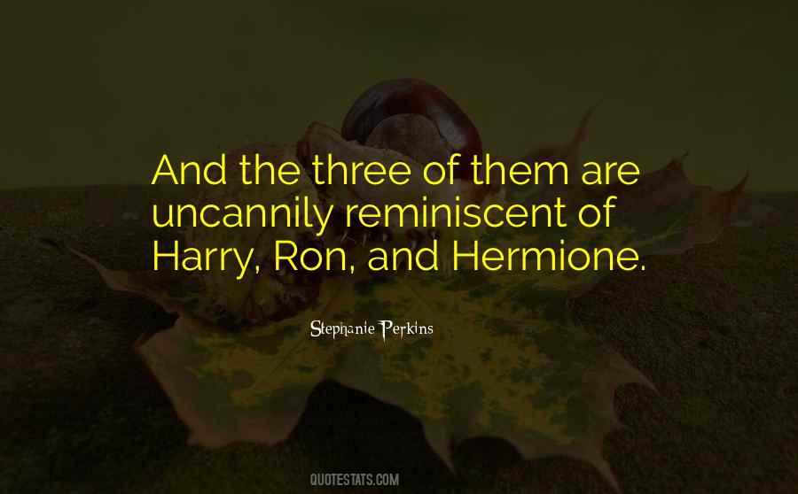 Quotes About Hermione And Ron #1274705 Quotes About Hermione And Ron #1274705