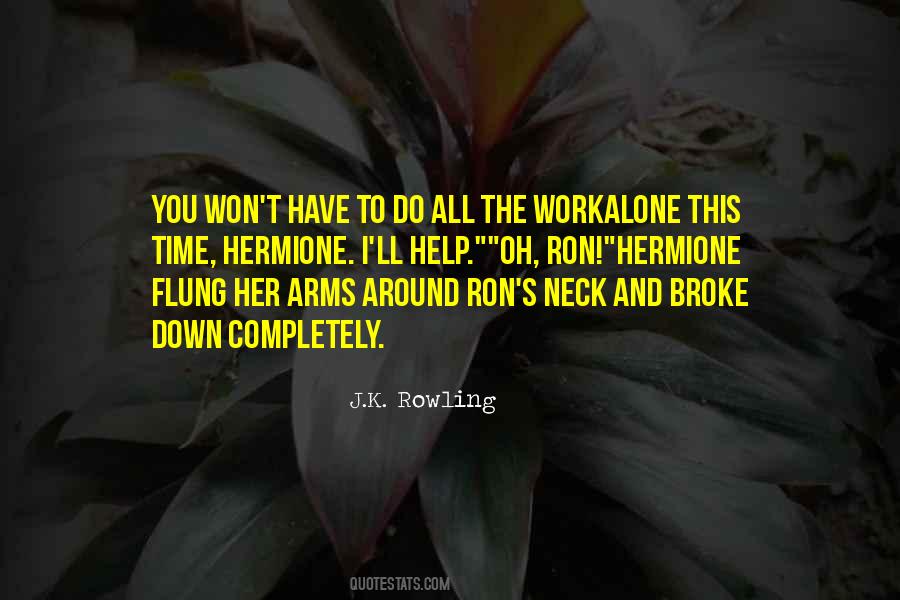Quotes About Hermione And Ron #1539227 Quotes About Hermione And Ron #1539227