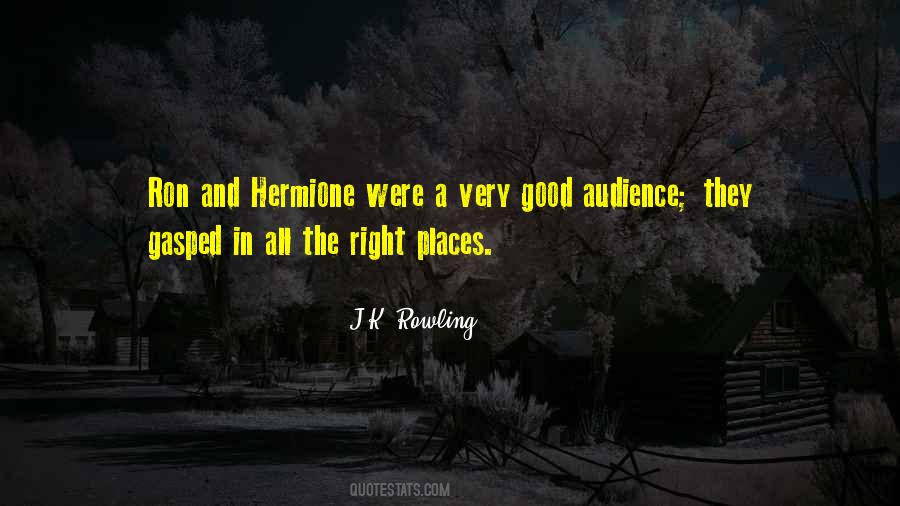 Quotes About Hermione And Ron #1754489 Quotes About Hermione And Ron #1754489