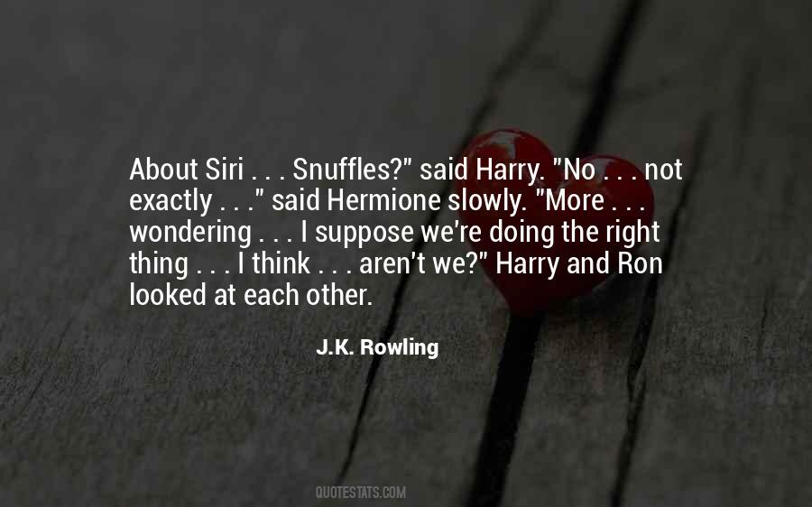 Quotes About Hermione And Ron #1811268 Quotes About Hermione And Ron #1811268