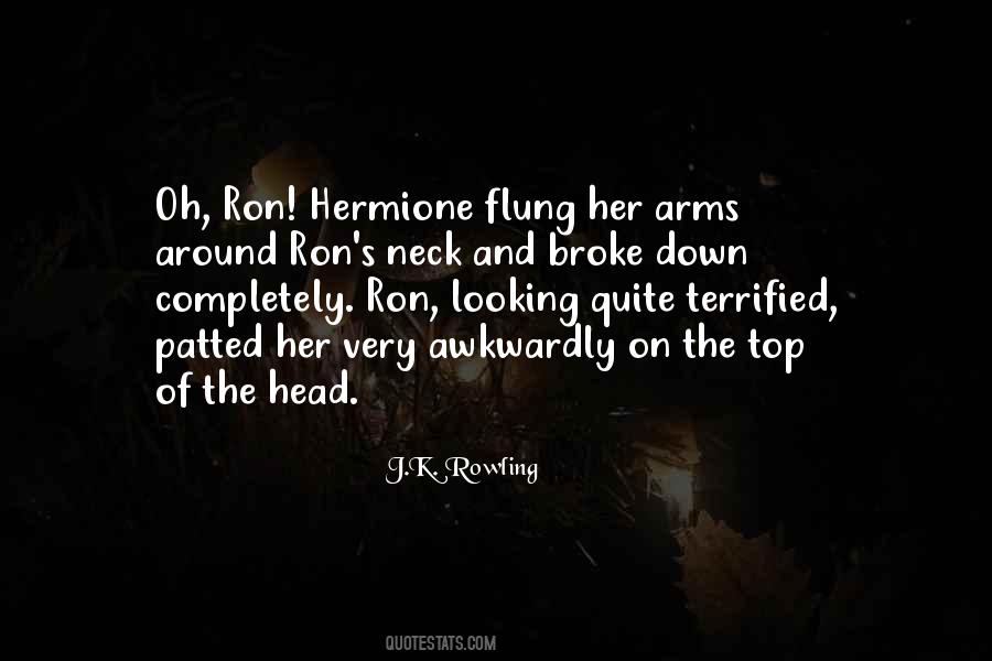 Quotes About Hermione And Ron #1878444 Quotes About Hermione And Ron #1878444