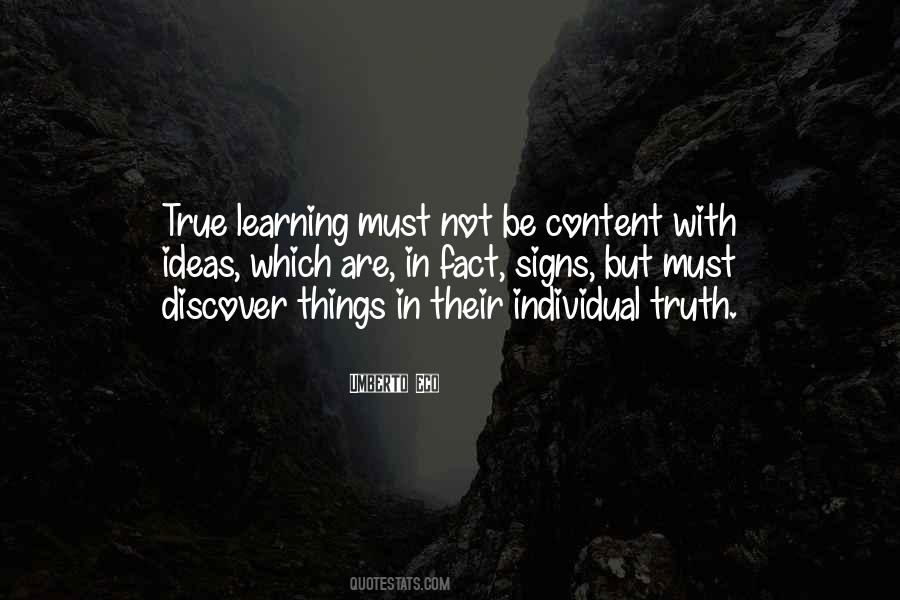 Individual Learning Quotes #831528