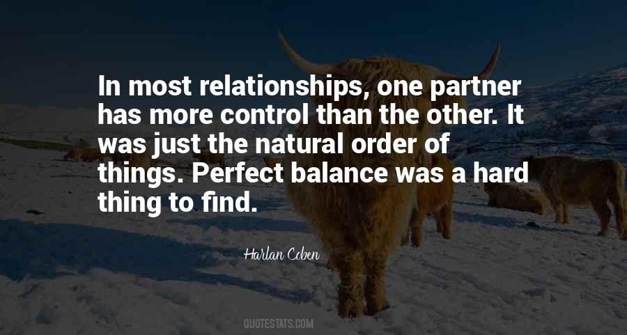Perfect Balance Quotes #460796