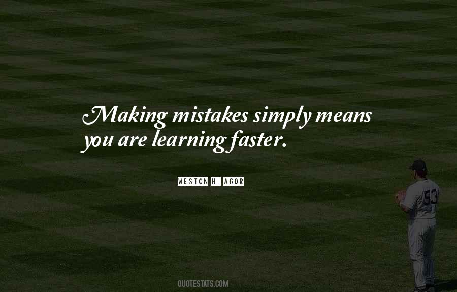 Quotes About Making Mistakes And Learning #798134