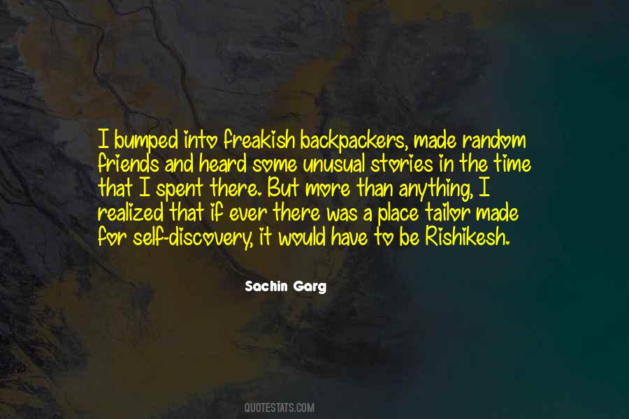 Quotes About Backpackers #263691
