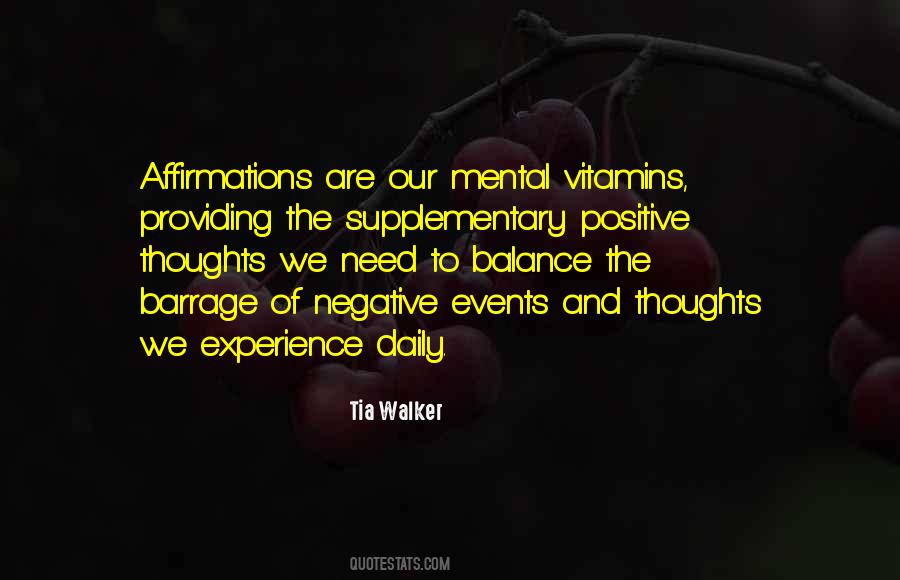 Quotes About Negative And Positive Thoughts #1351669