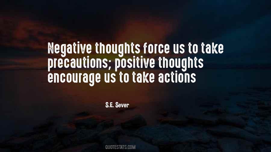 Quotes About Negative And Positive Thoughts #47412