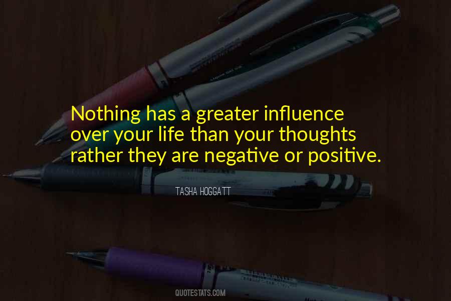 Quotes About Negative And Positive Thoughts #946601
