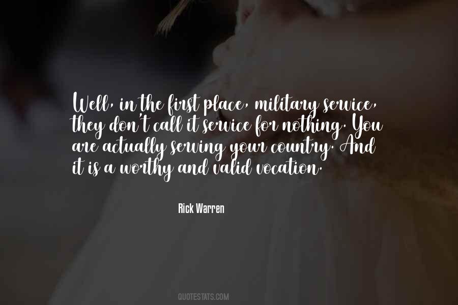 Quotes About Serving My Country #989820
