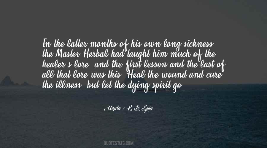 Quotes About Sickness And Healing #1144172