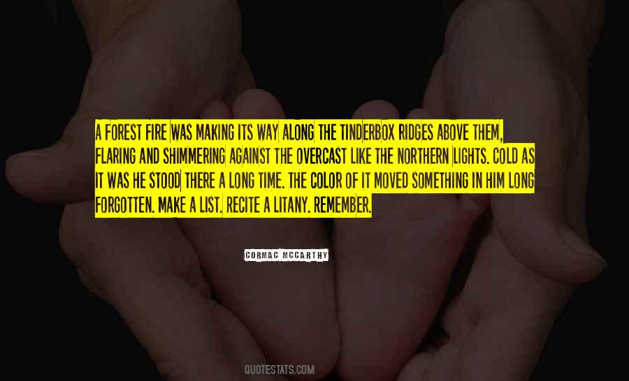 Quotes About Cold Fire #224177